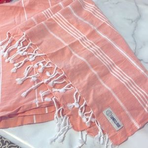 Sand Cloud Regular Beach Towel Coral Salmon